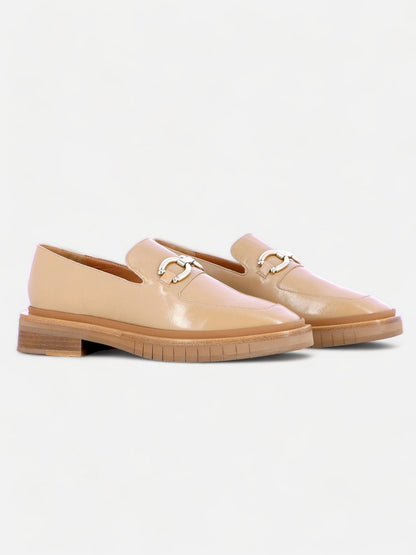 LOAFERS - BUMPER loafers, varnished goatskin beige - 3606063772310 - Clergerie Paris - Europe