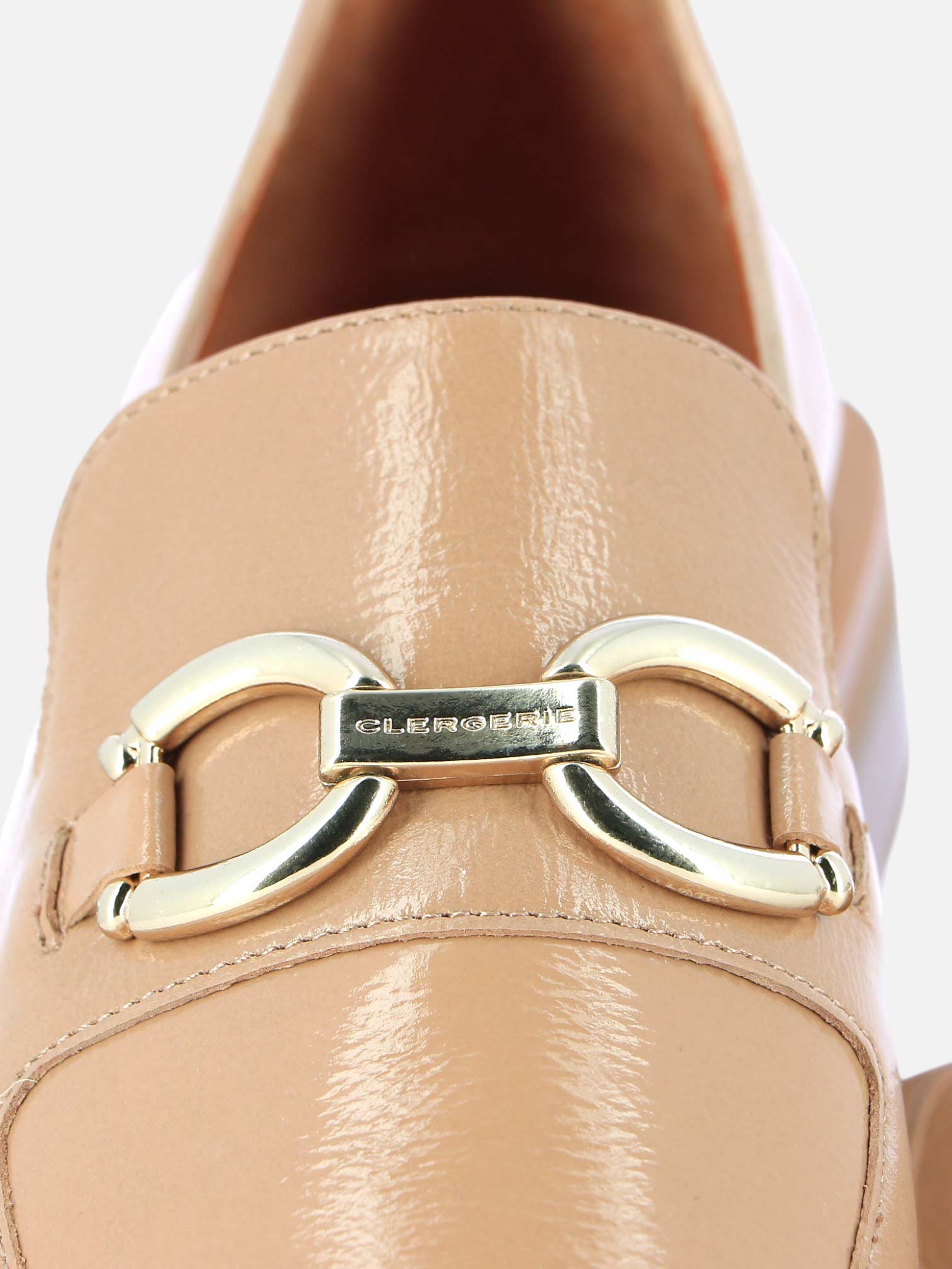 LOAFERS - BUMPER loafers, varnished goatskin beige - 3606063772310 - Clergerie Paris - Europe