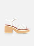 SANDALS - CELITA sandals, nappa white || OUTLET - 3606063682909 - Clergerie Paris - Europe
