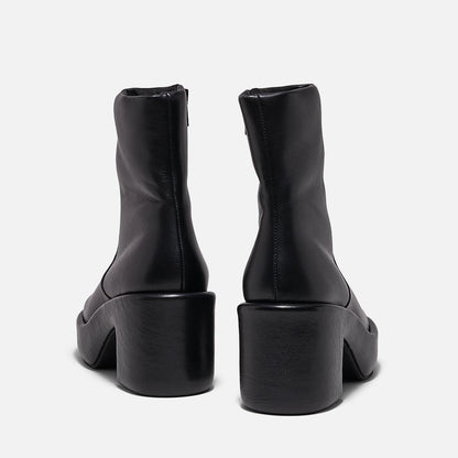 ANKLE BOOTS - DORA ANKLE BOOTS, BLACK LAMBSKIN - 3606063189514 - Clergerie Paris - Europe