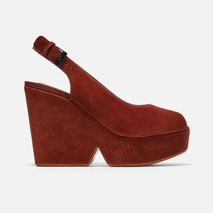 PUMPS - DYLAN PUMPS, BRICK GOATSKIN - 3606063218405 - Clergerie Paris - Europe