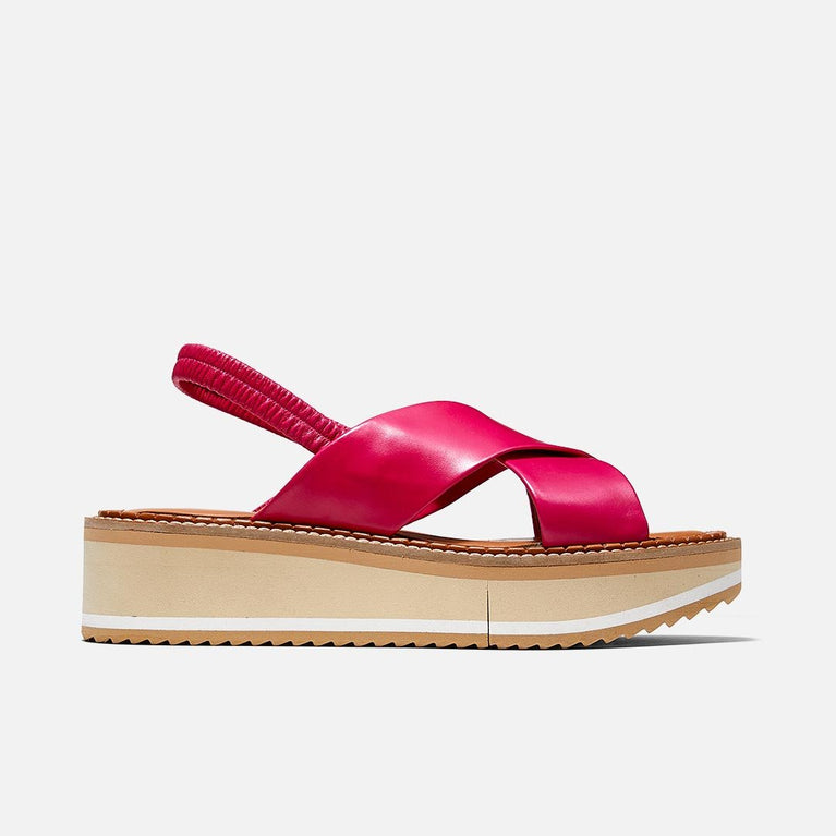 SANDALS - Freedom Sandals, Hibiscus Pink Lambskin - 3606063474214 - Clergerie Paris - Europe