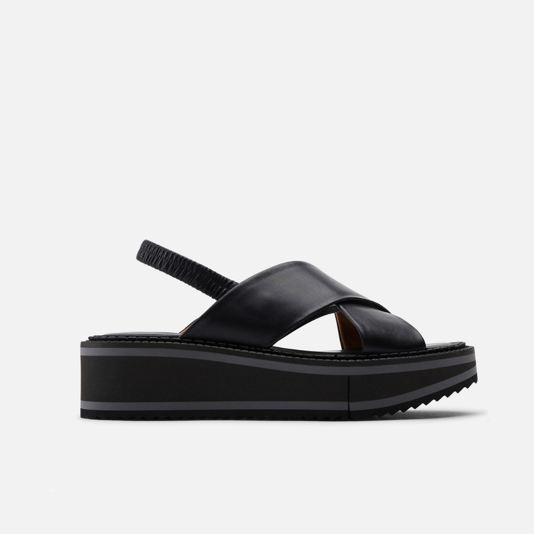 SANDALS - FREEDOM sandals, lambskin black - 3606064008586 - Clergerie Paris - Europe