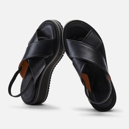 SANDALS - FREEDOM sandals, lambskin black - 3606064008586 - Clergerie Paris - Europe