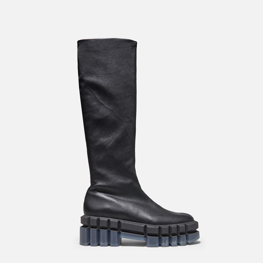 BOOTS - GAIANE BOOTS, BLACK LAMBSKIN - 3606063327923 - Clergerie Paris - Europe