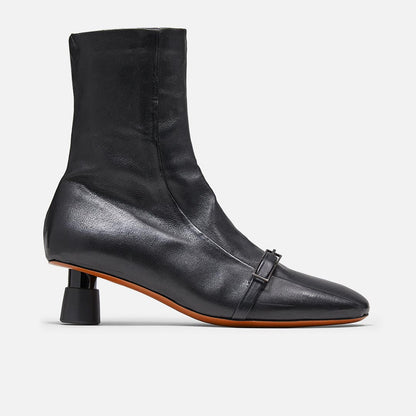 ANKLE BOOTS - INJY ANKLE BOOTS, BLACK LAMBSKIN - 3606063247627 - Clergerie Paris - Europe