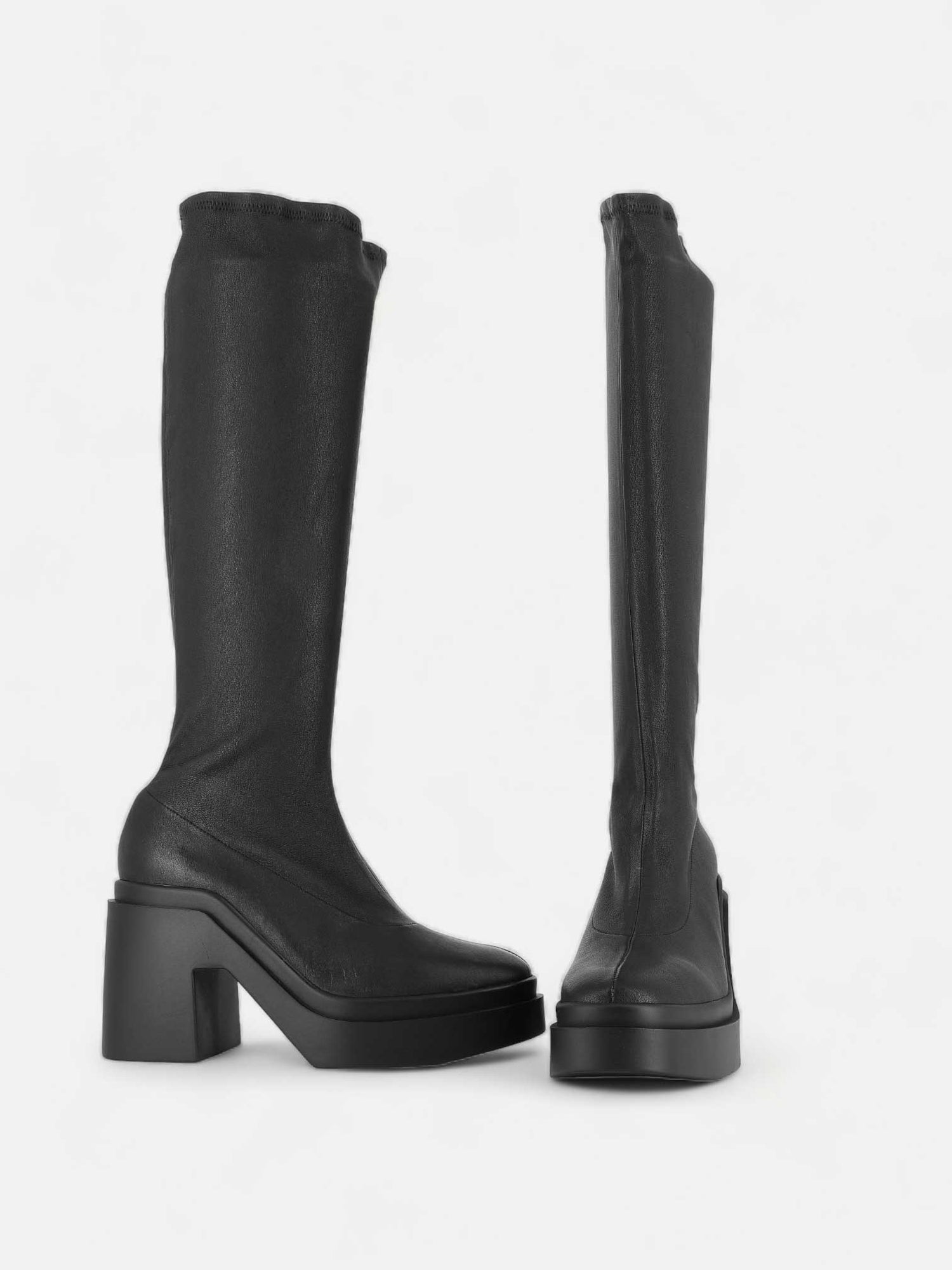HIGH BOOTS - NALINI boots, stretch lambskin black - 3606063817714 - Clergerie Paris - Europe