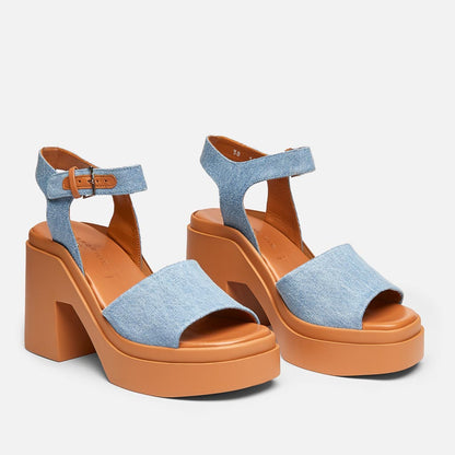 SANDALS - Nelio Sandals, Pacific Blue Jean - 3606063695404 - Clergerie Paris - Europe
