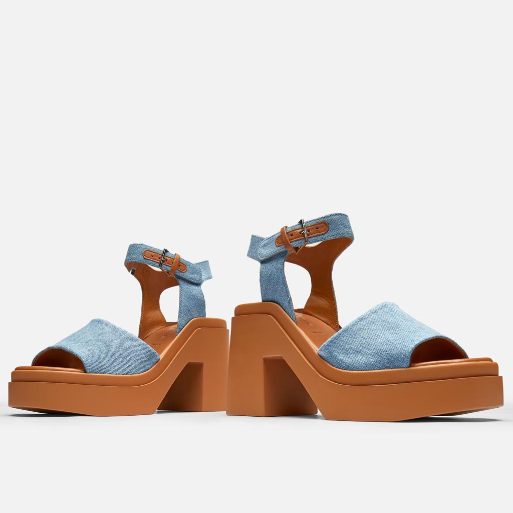 SANDALS - Nelio Sandals, Pacific Blue Jean - 3606063695404 - Clergerie Paris - Europe