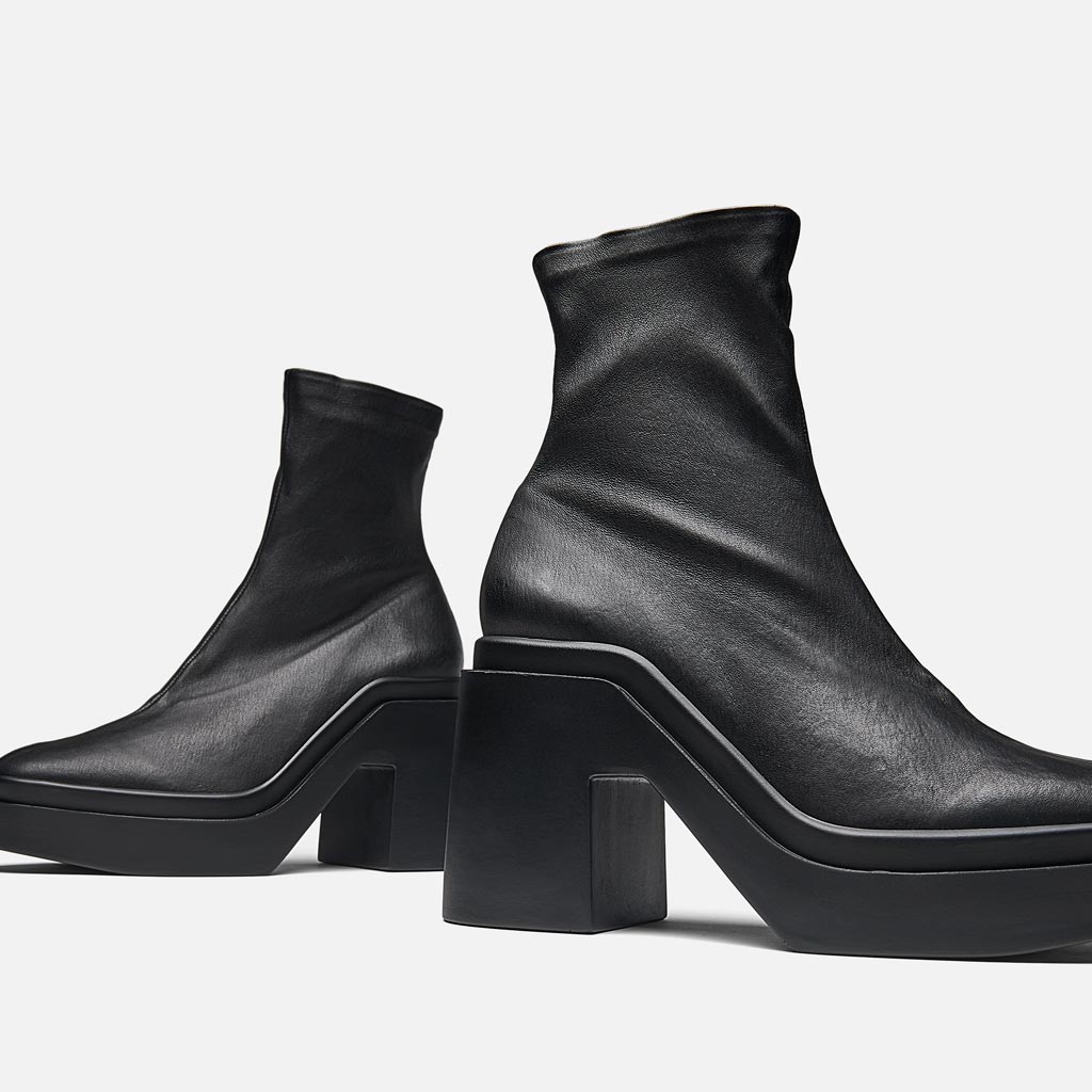 ANKLE BOOTS - NINA ANKLE BOOTS, BLACK LAMBSKIN - 3606063197519 - Clergerie Paris - Europe