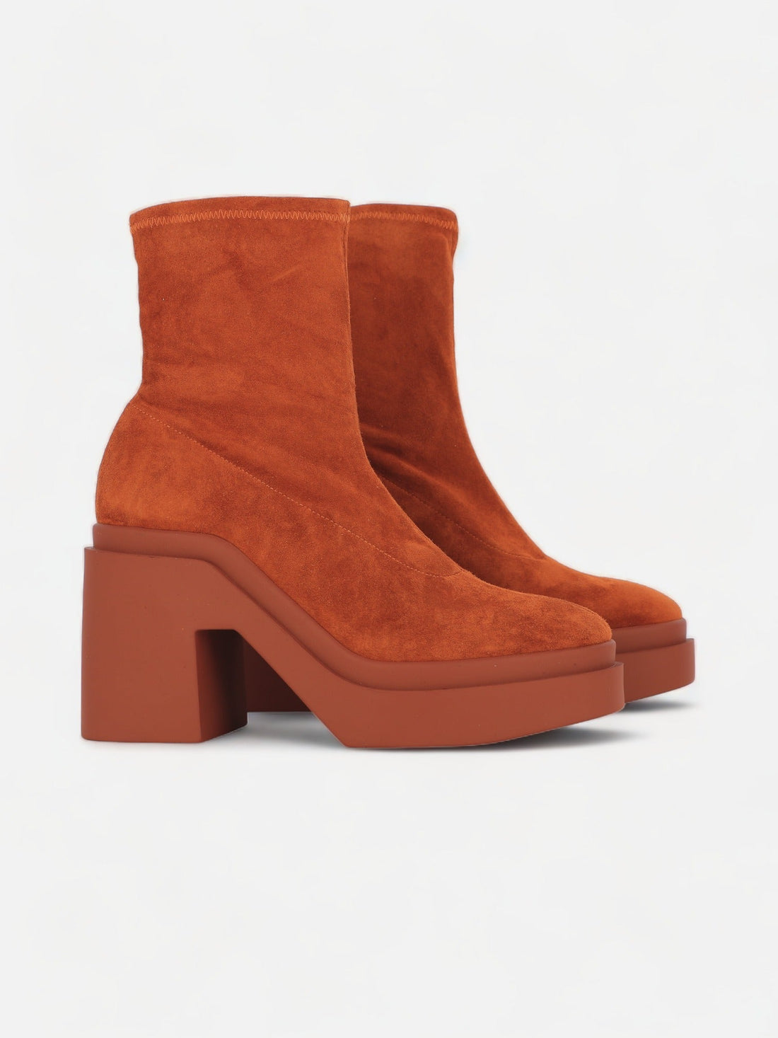 ANKLE BOOTS - NINA ankle boots, suede leather brown - 3606063819374 - Clergerie Paris - Europe