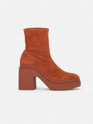 ANKLE BOOTS - NINA ankle boots, suede leather brown - 3606063819374 - Clergerie Paris - Europe