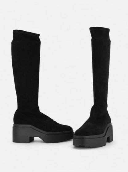 BOOTS - NOVA boots, suede lambskin black - 3606063814638 - Clergerie Paris - Europe