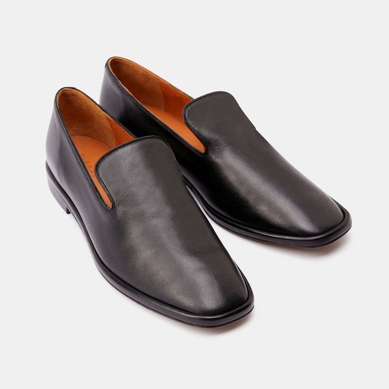 LOAFERS - OLYMPIA LOAFERS, BLACK LAMBSKIN - 3606062923713 - Clergerie Paris - Europe