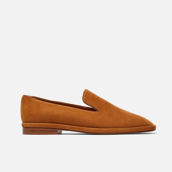 LOAFERS OLYMPIA loafers suede goatskin rust Clergerie Paris Clergerie Paris Europe