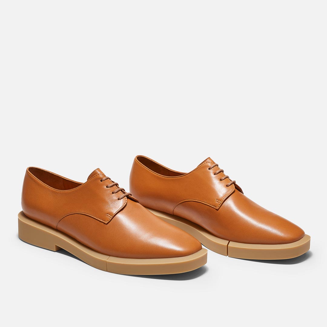 DERBIES - OPALE DERBIES, RUST LAMBSKIN - 3606063145169 - Clergerie Paris - Europe