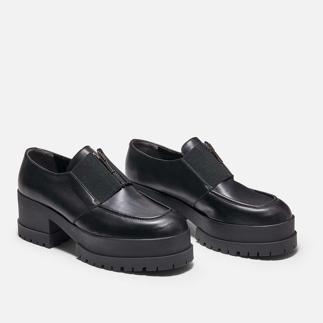 LOAFERS - WELL LOAFERS, BLACK CALFSKIN - 3606063194563 - Clergerie Paris - Europe