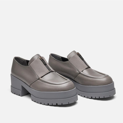 LOAFERS - WELL LOAFERS, GREY CALFSKIN - 3606063194716 - Clergerie Paris - Europe