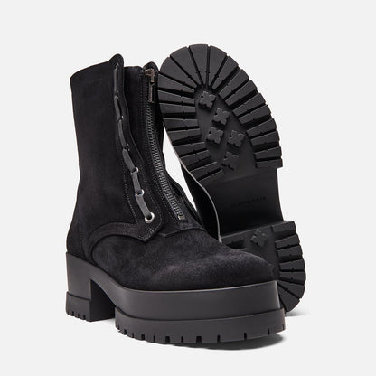 ANKLE BOOTS - WOODY ANKLE BOOTS, BLACK CALFSKIN - 36060632904 - Clergerie Paris - Europe