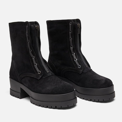 ANKLE BOOTS - WOODY ANKLE BOOTS, BLACK CALFSKIN - 36060632904 - Clergerie Paris - Europe